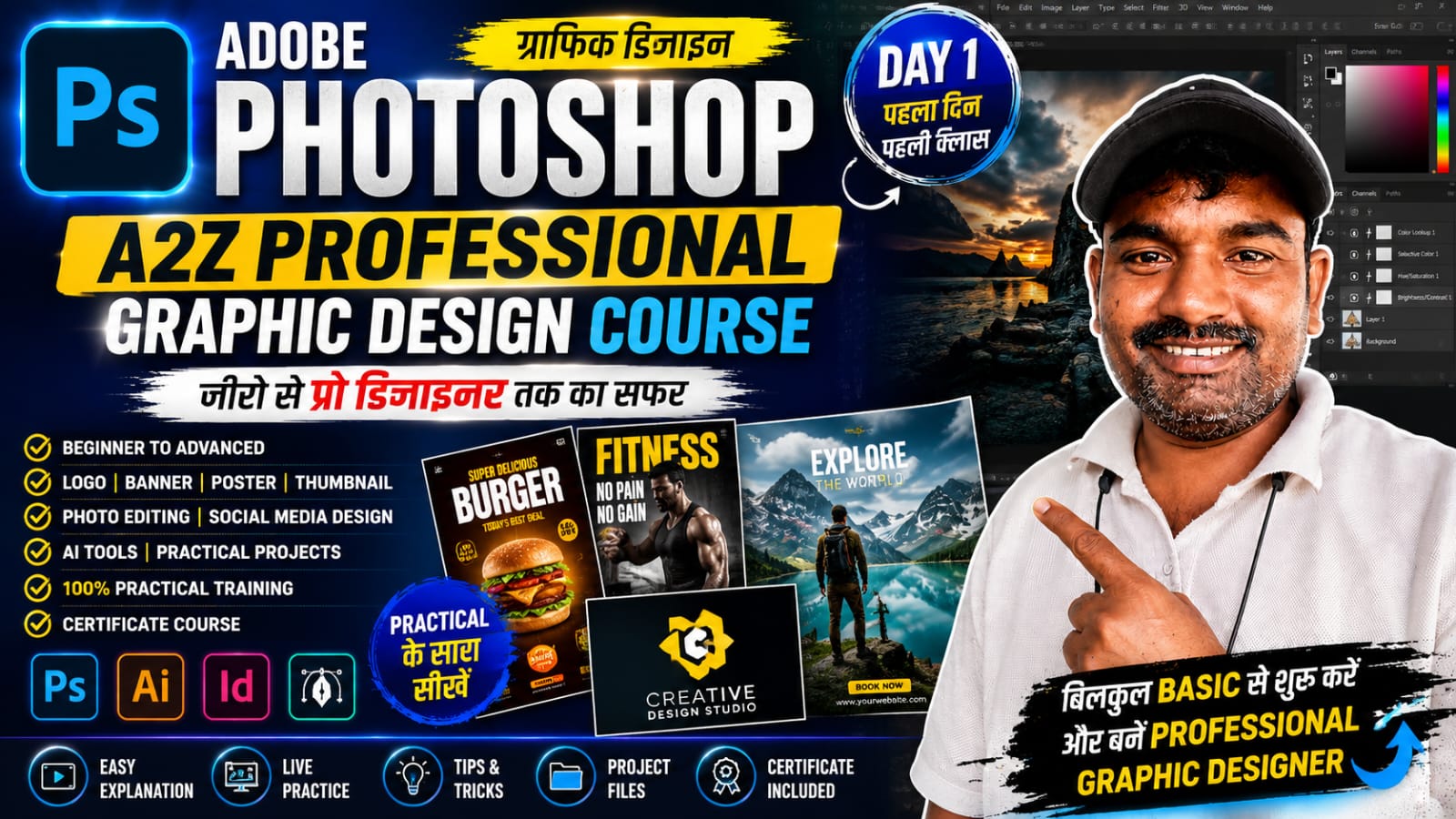 Canva Complete Course – Beginner to Advanced Graphic Design Masterclass
